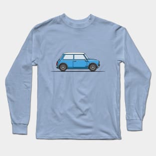 Classic Mini Cooper - Blue Long Sleeve T-Shirt